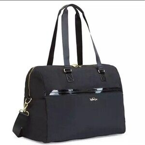 Kipling Women's Sasso Large Weekender Duffle Bag - Blk pnt cmbo